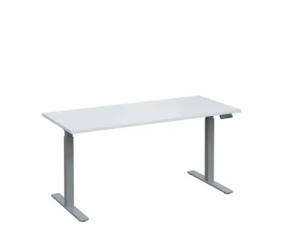 VSS 160/70 výškově stavitelný stůl, podnož stříbrný lak, bílá