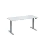 VSS 160/70 výškově stavitelný stůl, podnož stříbrný lak, bílá