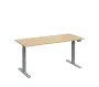 VSS 160/70 výškově stavitelný stůl, podnož stříbrný lak, bříza irská