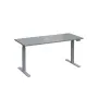 VSS 160/70 výškově stavitelný stůl, podnož stříbrný lak, šedá