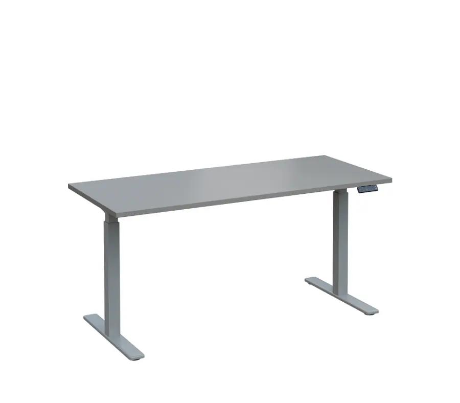 VSS 160/70 výškově stavitelný stůl, podnož stříbrný lak, šedá