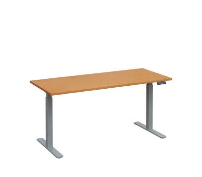 VSS 160/70 výškově stavitelný stůl, podnož stříbrný lak, buk Royal