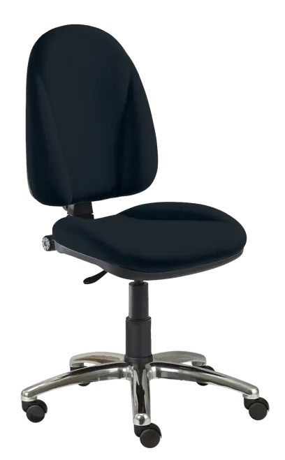 444/MEK CR židle kancelářská, látka SUE, kříž chrom SUE S 1 - látka černá