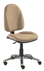 444/MEK CR židle kancelářská, látka SUE, kříž chrom SUE S 1219 - látka krémová