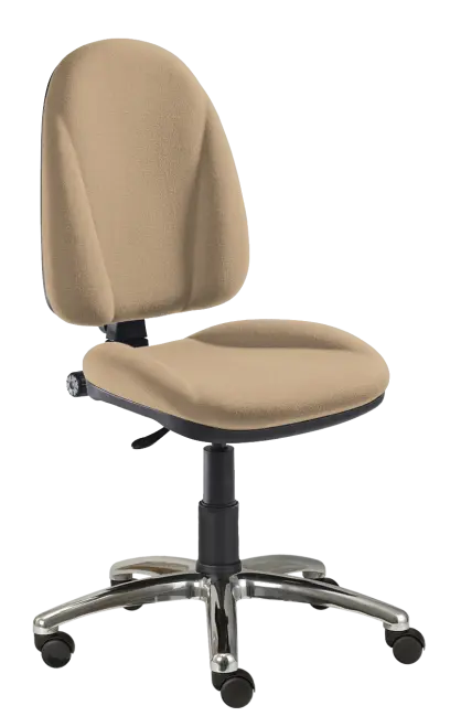 444/MEK CR židle kancelářská, látka SUE, kříž chrom SUE S 1219 - látka krémová