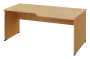 EZL 18 - 188 stůl kancelářský, rohový, pravý, dřevěná podnož, deska 18 mm, široký 1800 mm, javor horský