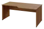 EZL 18 - 188 stůl kancelářský, rohový, pravý, dřevěná podnož, deska 18 mm, široký 1800 mm, ořech světlý