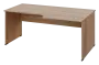 ERL 18 - 188 stůl kancelářský, rohový, pravý, dřevěná podnož, deska 18 mm, široký 1800 mm, dub bardolino