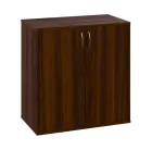 OV 2 - 8D kancelářská skříň, 2-dveřová, 750x800x400, ořech královský