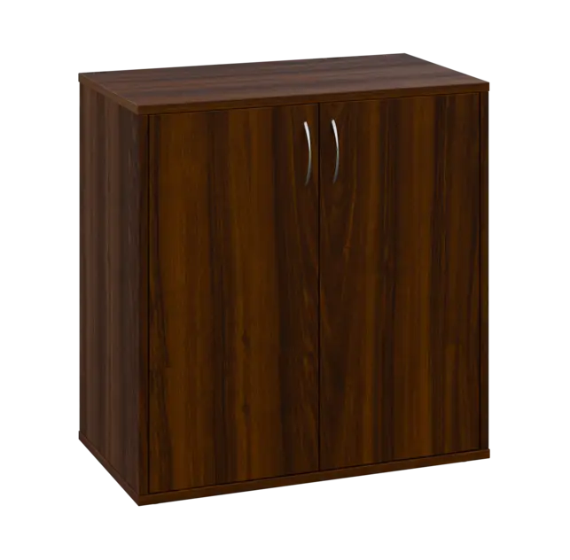 OV 2 - 8D kancelářská skříň, 2-dveřová, 750x800x400, ořech královský