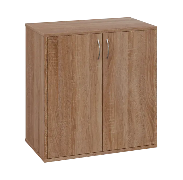 OV 2 - 8D kancelářská skříň, 2-dveřová, 750x800x400, dub bardolino