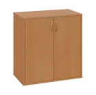 OV 2 - 8D kancelářská skříň, 2-dveřová, 750x800x400, buk royal