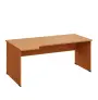 LR 28 - 184 stůl kancelářský, rohový, levý, dřevěná podnož, deska 25 mm, široký 1800 mm, buk Royal