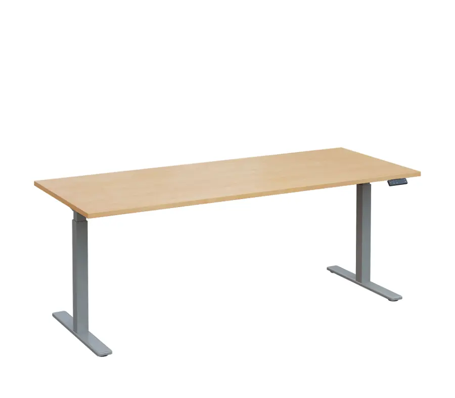 VSS 200/80 výškově stavitelný stůl, podnož stříbrný lak, bříza irská
