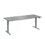 VSS 200/80 výškově stavitelný stůl, podnož stříbrný lak, šedá