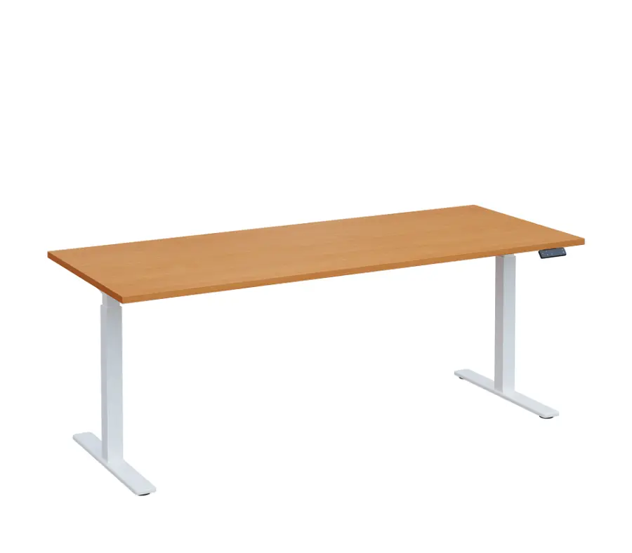 VSS 200/80 výškově stavitelný stůl, podnož bílý lak, buk Royal