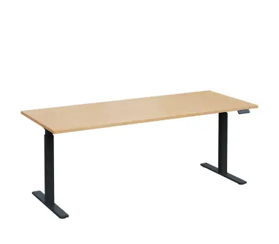 VSS 200/80 výškově stavitelný stůl, podnož antracitový lak, bříza irská