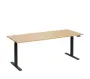 VSS 200/80 výškově stavitelný stůl, podnož antracitový lak, bříza irská