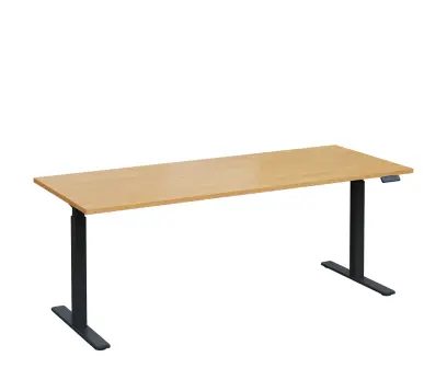 VSS 200/80 výškově stavitelný stůl, podnož antracitový lak, javor horský