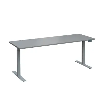 VSS 200/70 výškově stavitelný stůl, podnož stříbrný lak, šedá