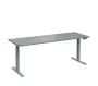 VSS 200/70 výškově stavitelný stůl, podnož stříbrný lak, šedá