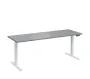 VSS 200/70 výškově stavitelný stůl, podnož bílý lak, šedá