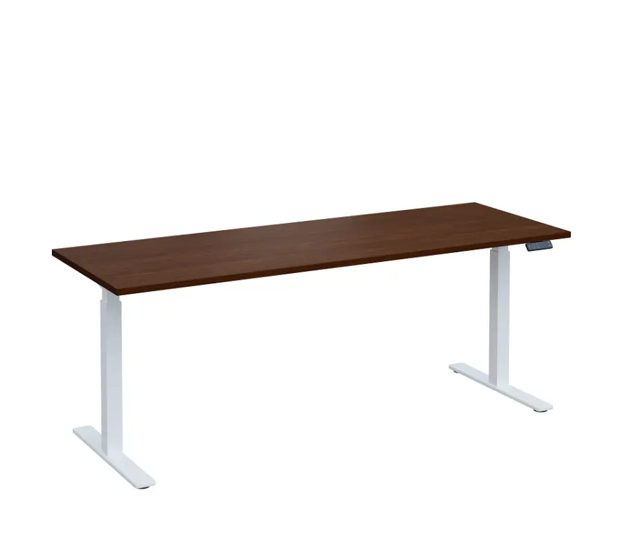 VSS 200/70 výškově stavitelný stůl, podnož bílý lak, ořech královský
