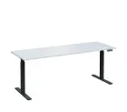 VSS 200/70 výškově stavitelný stůl, podnož antracitový lak, bílá