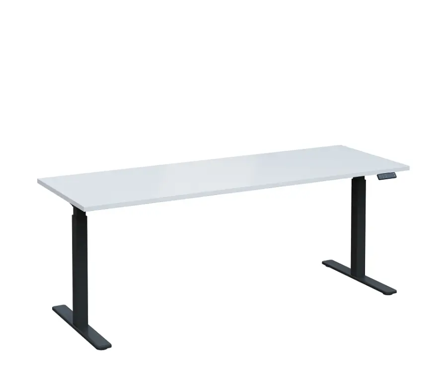 VSS 200/70 výškově stavitelný stůl, podnož antracitový lak, bílá