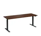 VSS 200/70 výškově stavitelný stůl, podnož antracitový lak, ořech královský