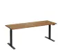 VSS 200/70 výškově stavitelný stůl, podnož antracitový lak, ořech světlý