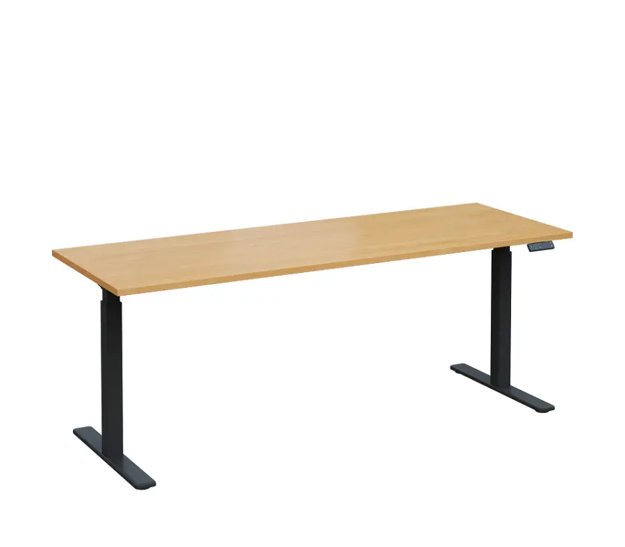 VSS 200/70 výškově stavitelný stůl, podnož antracitový lak, javor horský