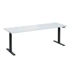 VSS 220/70 výškově stavitelný stůl, podnož antracitový lak, bílá
