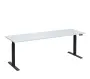 VSS 220/70 výškově stavitelný stůl, podnož antracitový lak, bílá