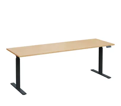 VSS 220/70 výškově stavitelný stůl, podnož antracitový lak, bříza irská