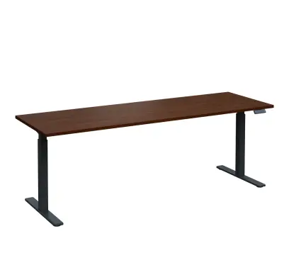 VSS 220/70 výškově stavitelný stůl, podnož antracitový lak, ořech královský