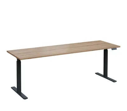 VSS 220/70 výškově stavitelný stůl, podnož antracitový lak, dub bardolino