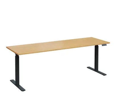 VSS 220/70 výškově stavitelný stůl, podnož antracitový lak, javor horský