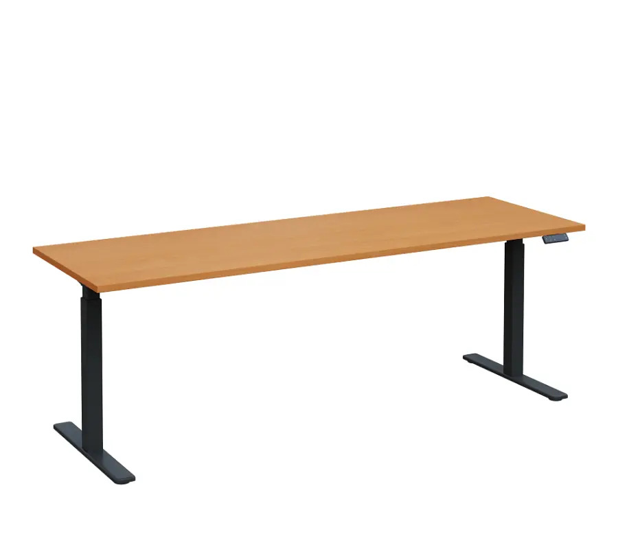 VSS 220/70 výškově stavitelný stůl, podnož antracitový lak, buk Royal