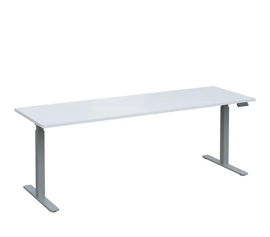 VSS 220/70 výškově stavitelný stůl, podnož stříbrný lak, bílá