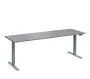 VSS 220/70 výškově stavitelný stůl, podnož stříbrný lak, šedá