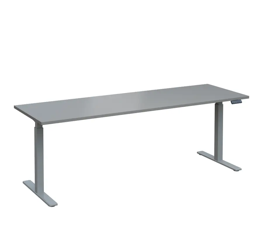 VSS 220/70 výškově stavitelný stůl, podnož stříbrný lak, šedá