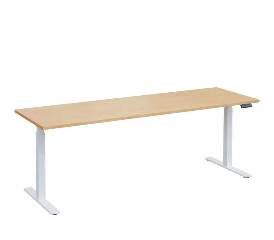 VSS 220/70 výškově stavitelný stůl, podnož bílý lak, bříza irská