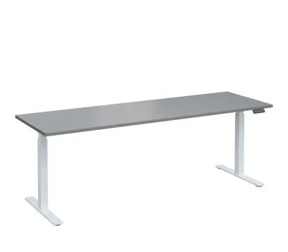 VSS 220/70 výškově stavitelný stůl, podnož bílý lak, šedá