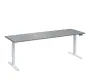 VSS 220/70 výškově stavitelný stůl, podnož bílý lak, šedá