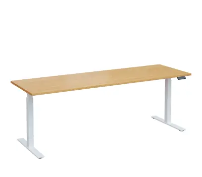 VSS 220/70 výškově stavitelný stůl, podnož bílý lak, javor horský