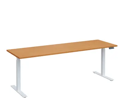 VSS 220/70 výškově stavitelný stůl, podnož bílý lak, buk Royal