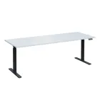 VSS 220/80 výškově stavitelný stůl, podnož antracitový lak, bílá