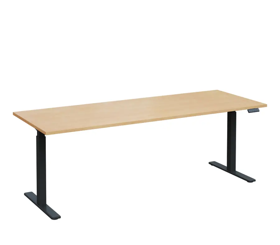VSS 220/80 výškově stavitelný stůl, podnož antracitový lak, bříza irská
