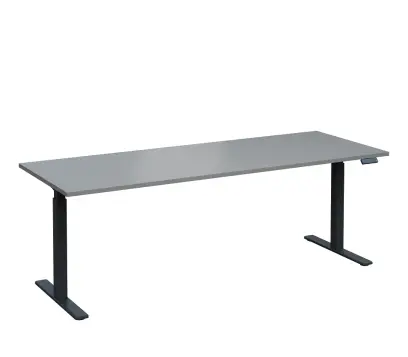 VSS 220/80 výškově stavitelný stůl, podnož antracitový lak, šedá